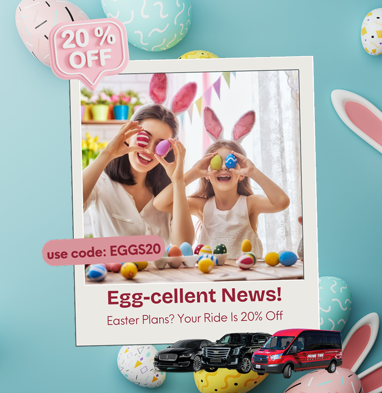 Easter promo - 20% off rides with code EGGS20